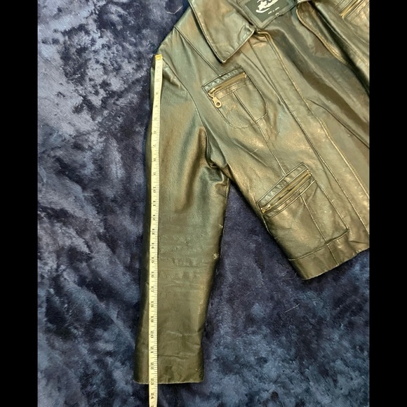L ZLC Collections Black Real Leather jacket - Picture 5 of 8